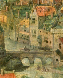 Dettaglio della città dalla Torre di Babele, 1563